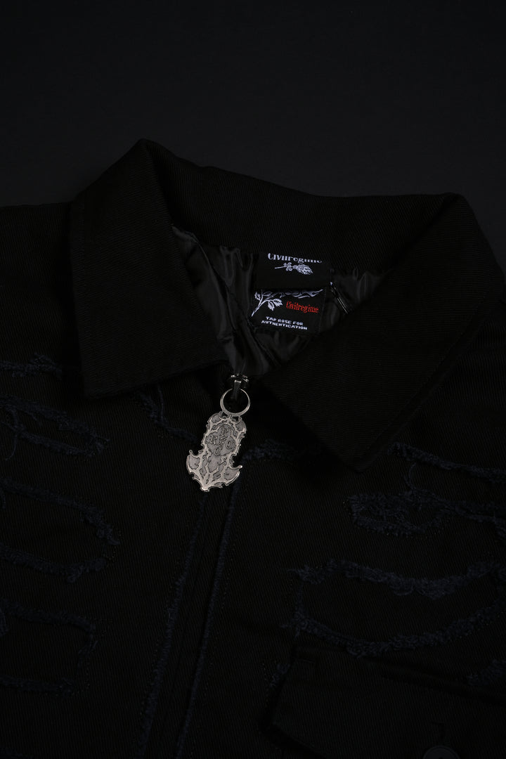 I Have A Dark Secret Work Jacket in Black