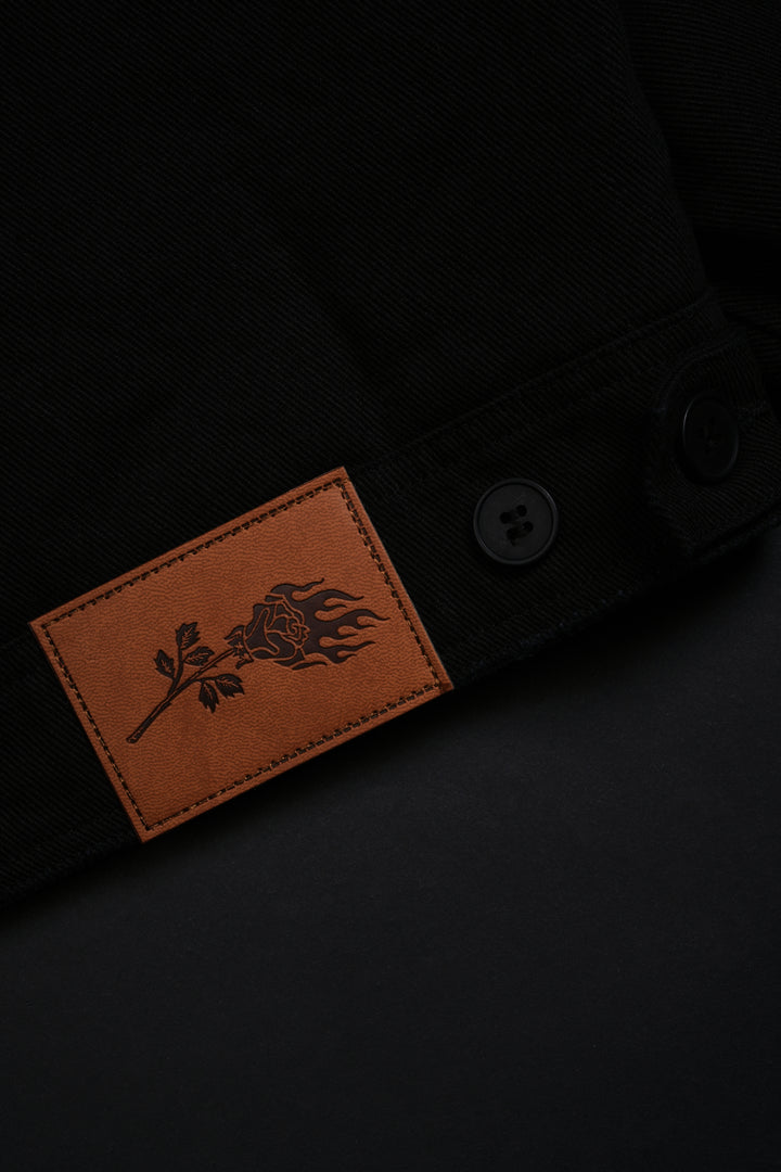 I Have A Dark Secret Work Jacket in Black