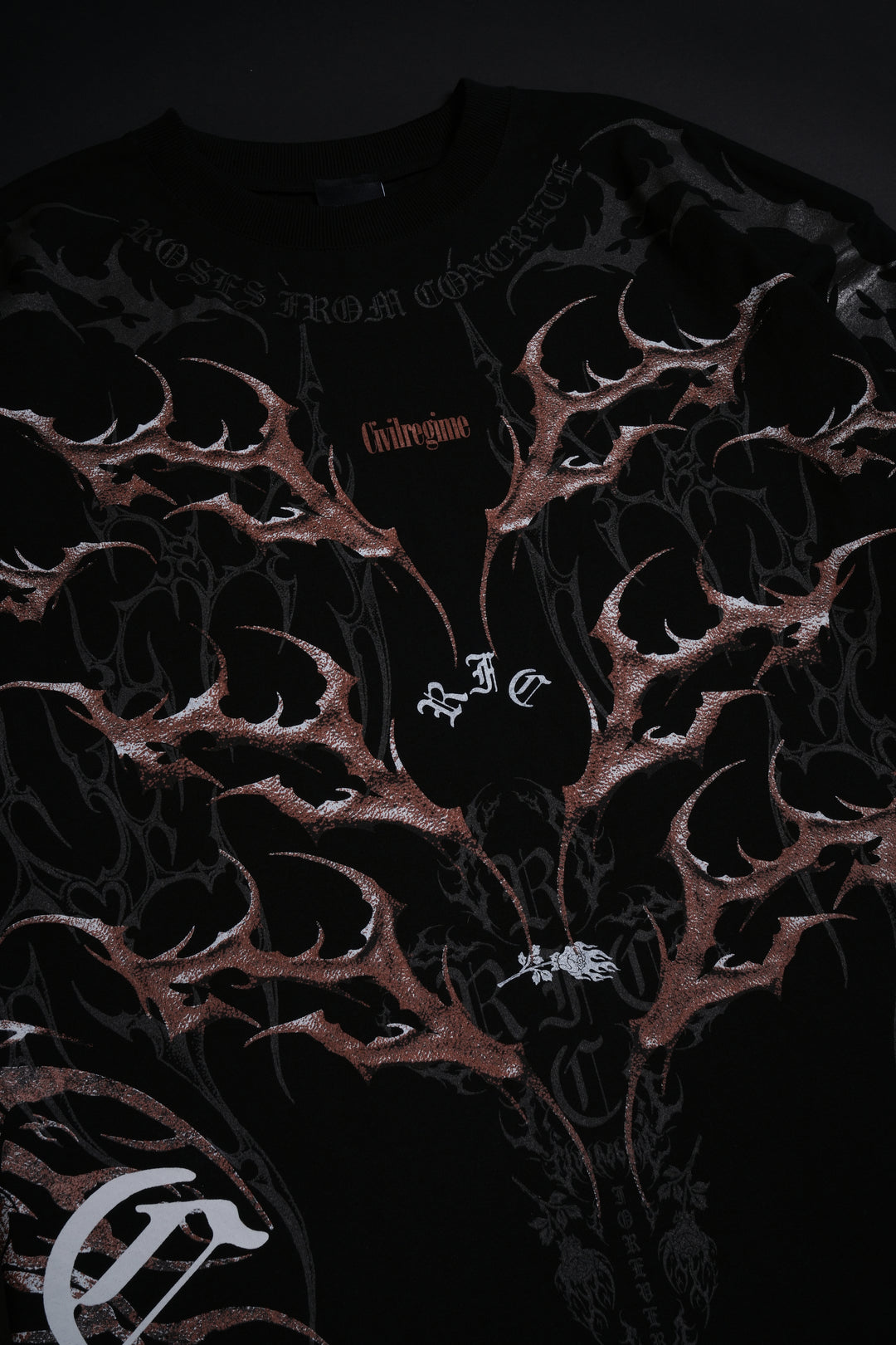 Ichigo's Bankai 199X "Side By Side" Oversized Tee in Black