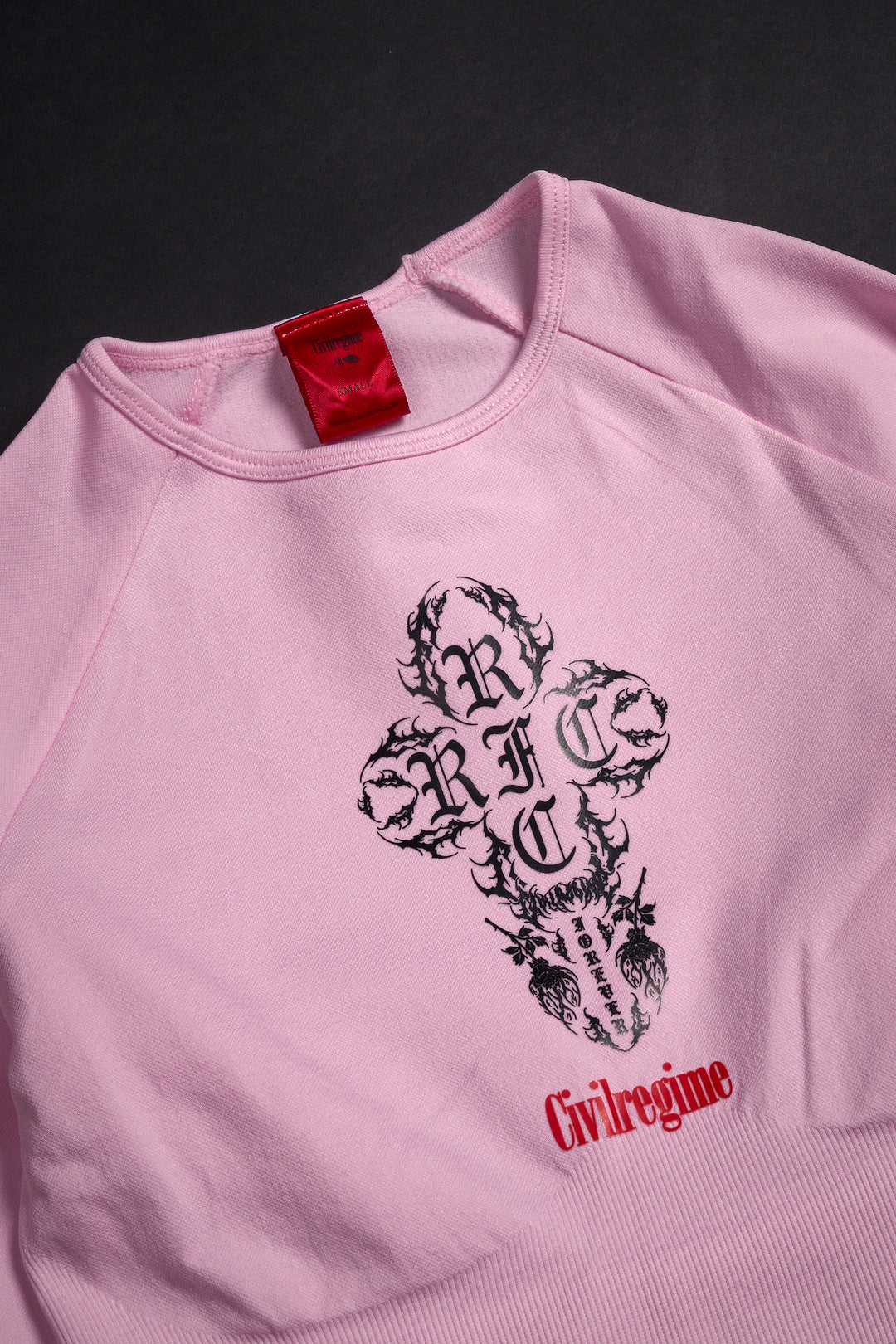 Rise Up Seamless L/S Top in Baby Pink