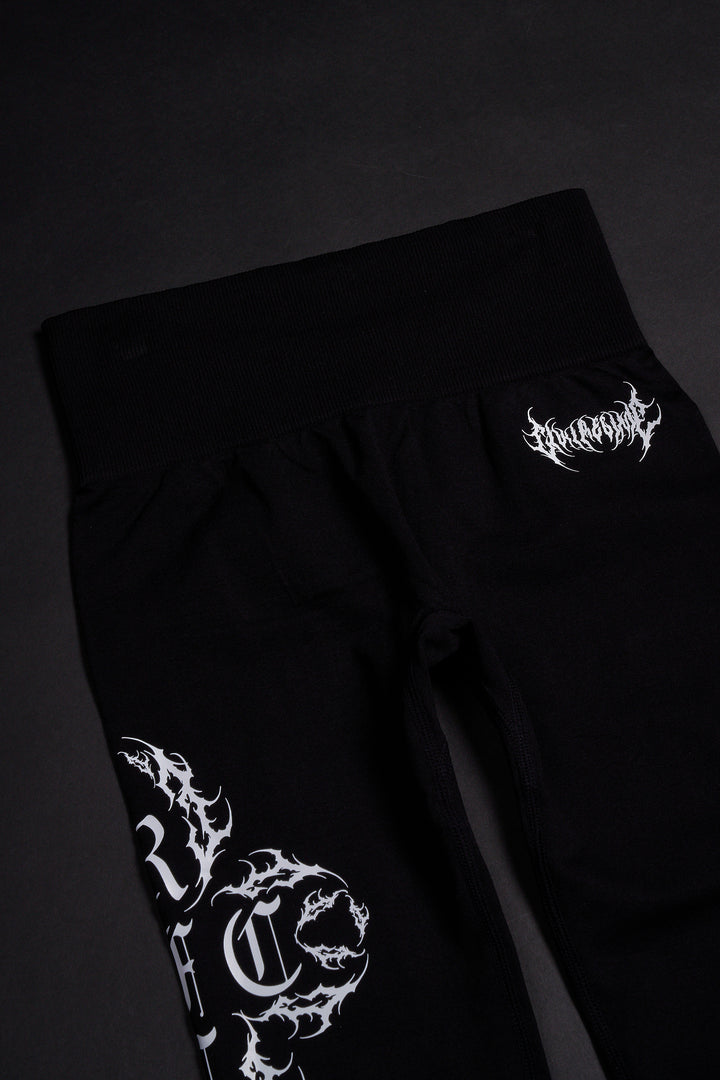 Rise Up Kelly Seamless Scrunch Leggings in Black