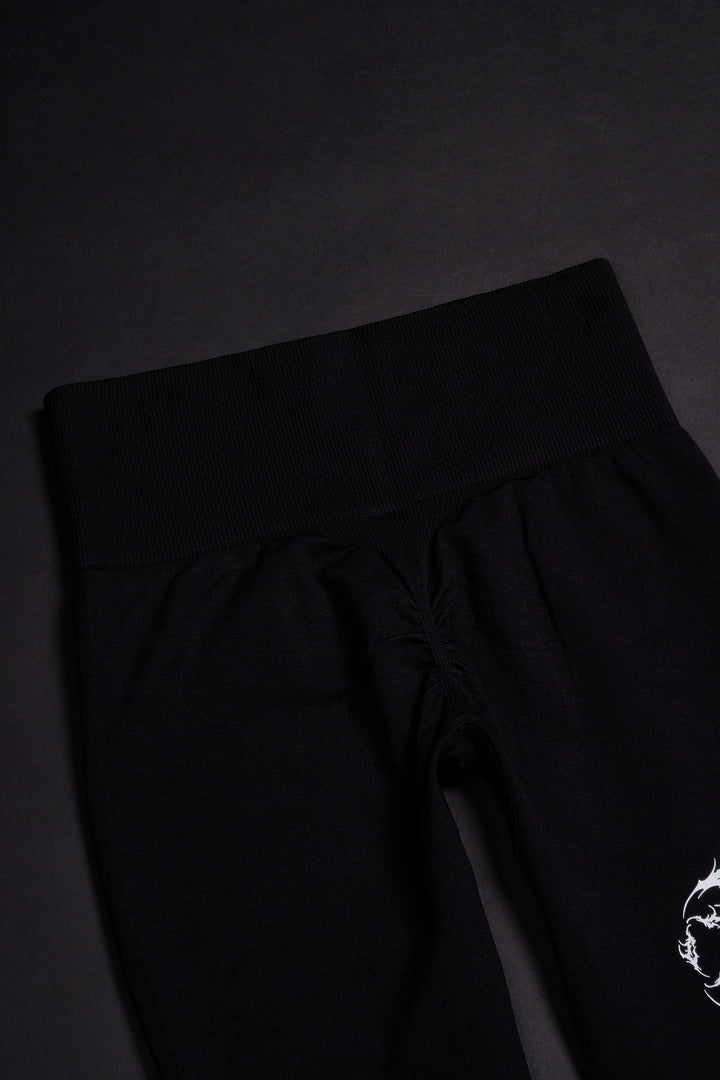 Rise Up Kelly Seamless Scrunch Leggings in Black