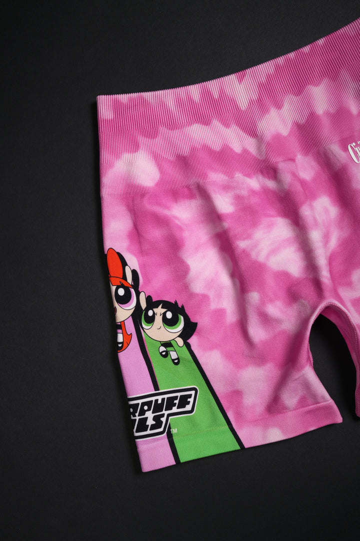 Kelly Seamless Shorts in Cosmic Bloom Print