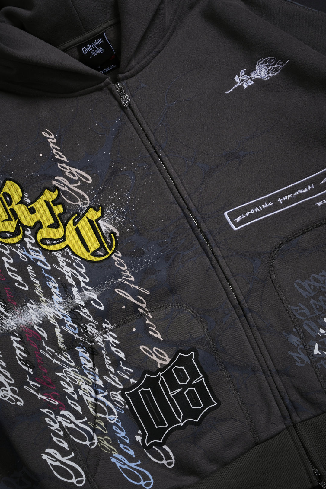 Toy Civil Zip Up Hoodie in Vintage Ashes