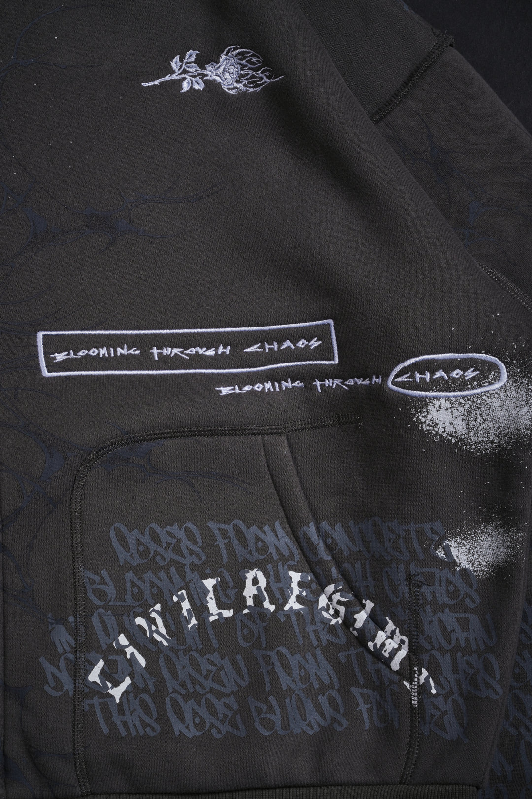 Toy Civil Zip Up Hoodie in Vintage Ashes