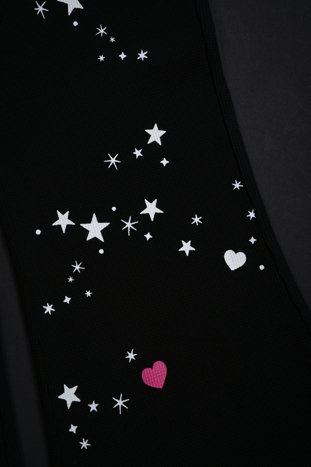 Contamination Waffle Thermal Flared Leggings in Black