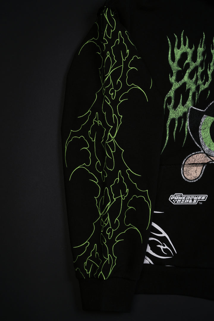 Buttercup Civil Zip Up Hoodie in Black