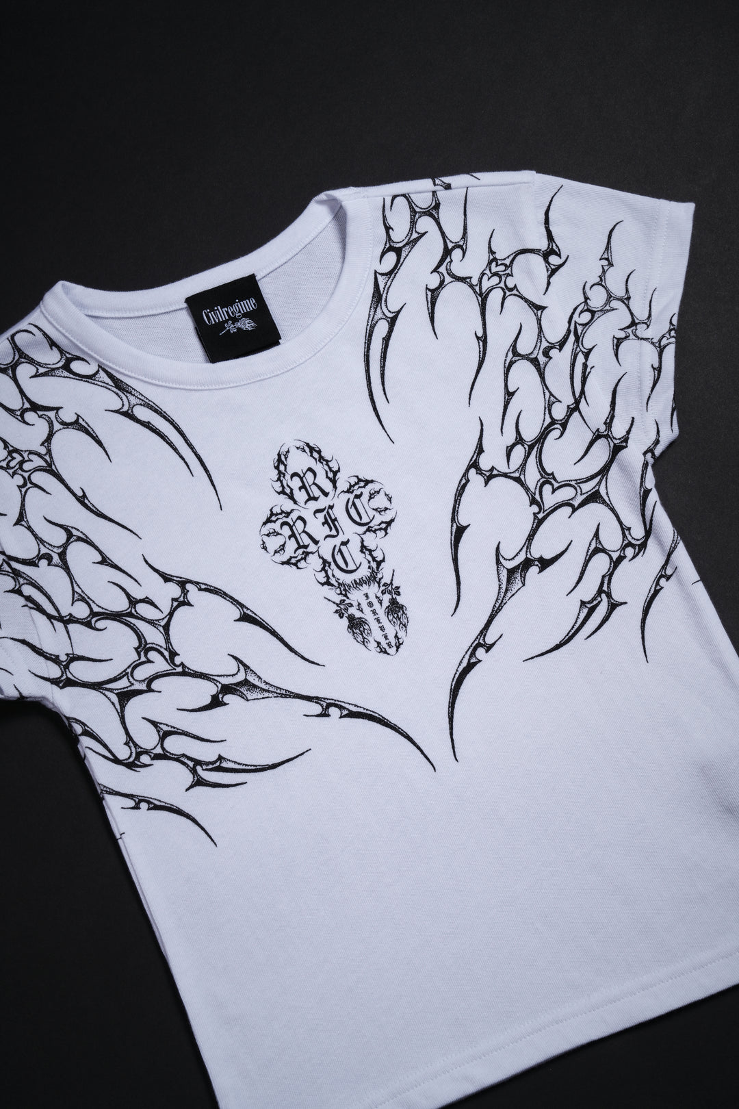 Forever Civil Baby Tee in White