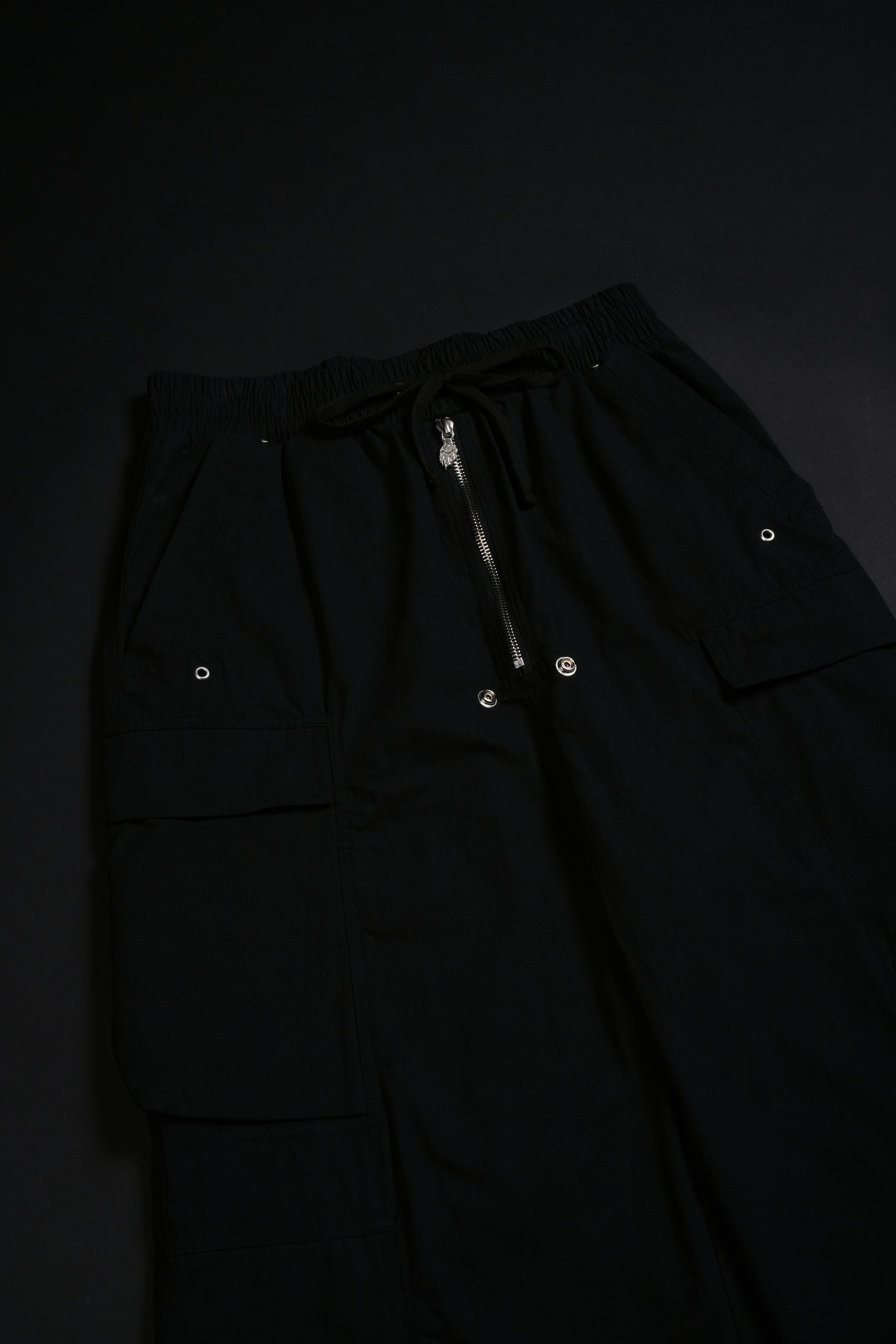 Stacked RFC Ultra Wide Leg Pants in Black