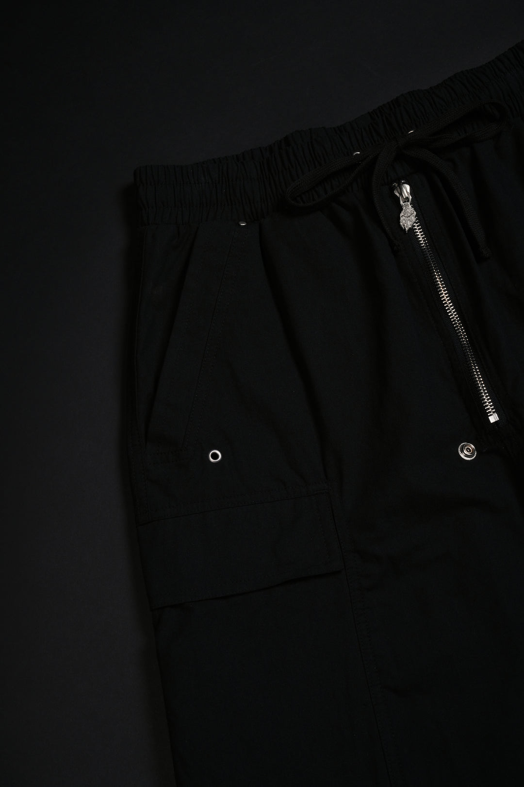 Stacked RFC Ultra Wide Leg Pants in Black