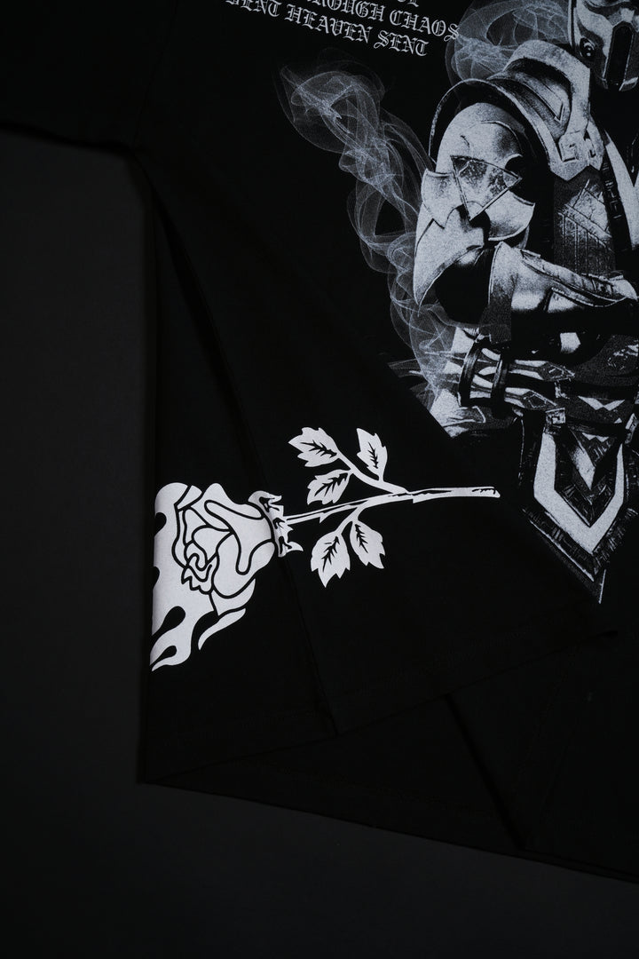 Sub-Zero 199X "Side By Side" Oversized Tee in Black