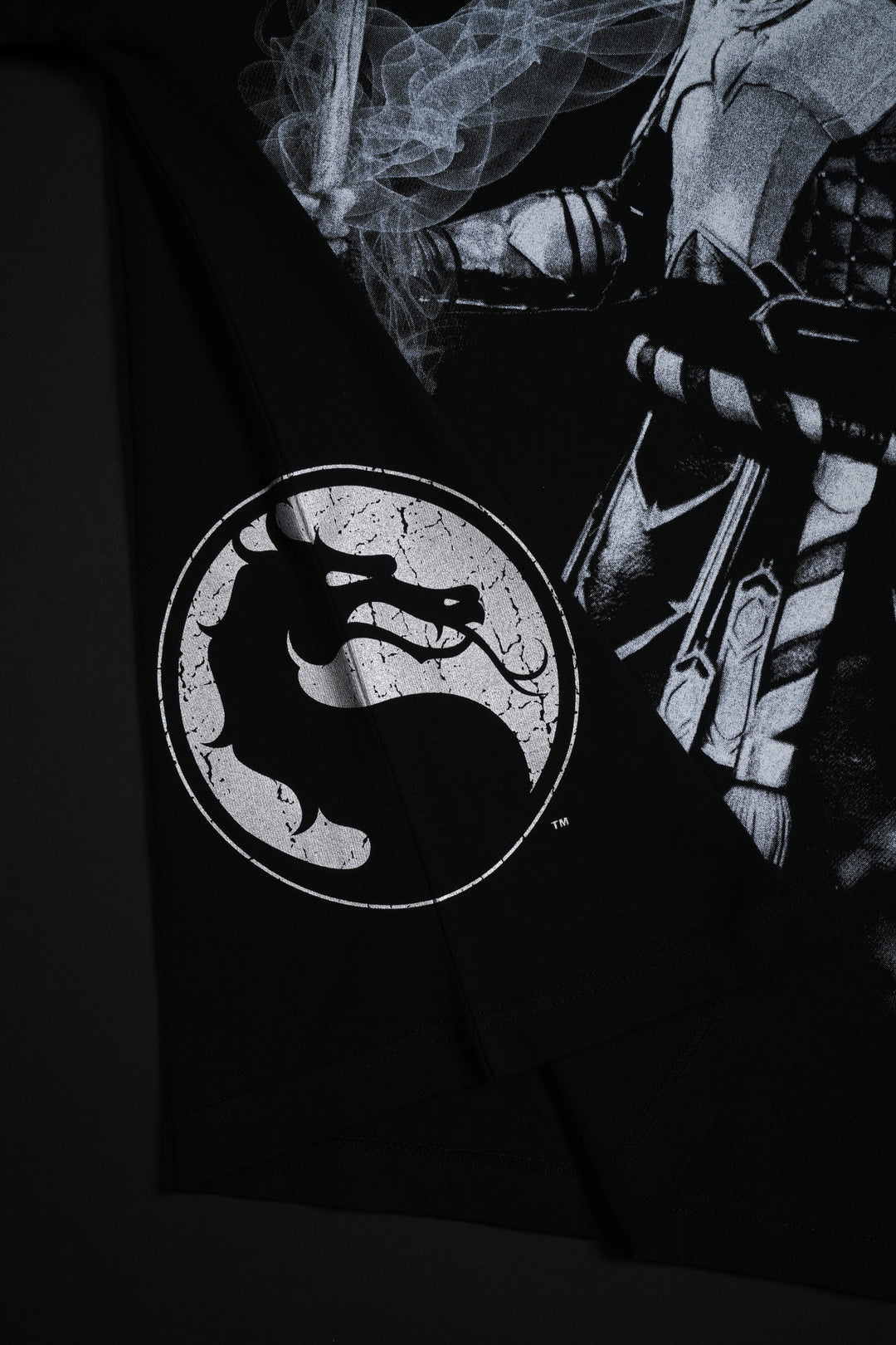 Raiden 199X "Side By Side" Oversized Tee in Black