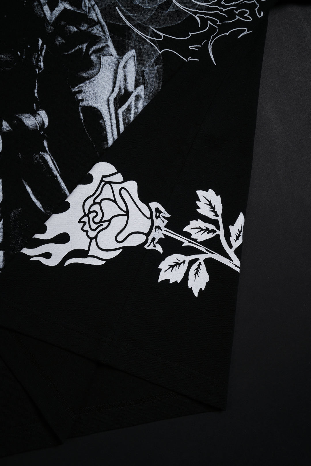 Raiden 199X "Side By Side" Oversized Tee in Black