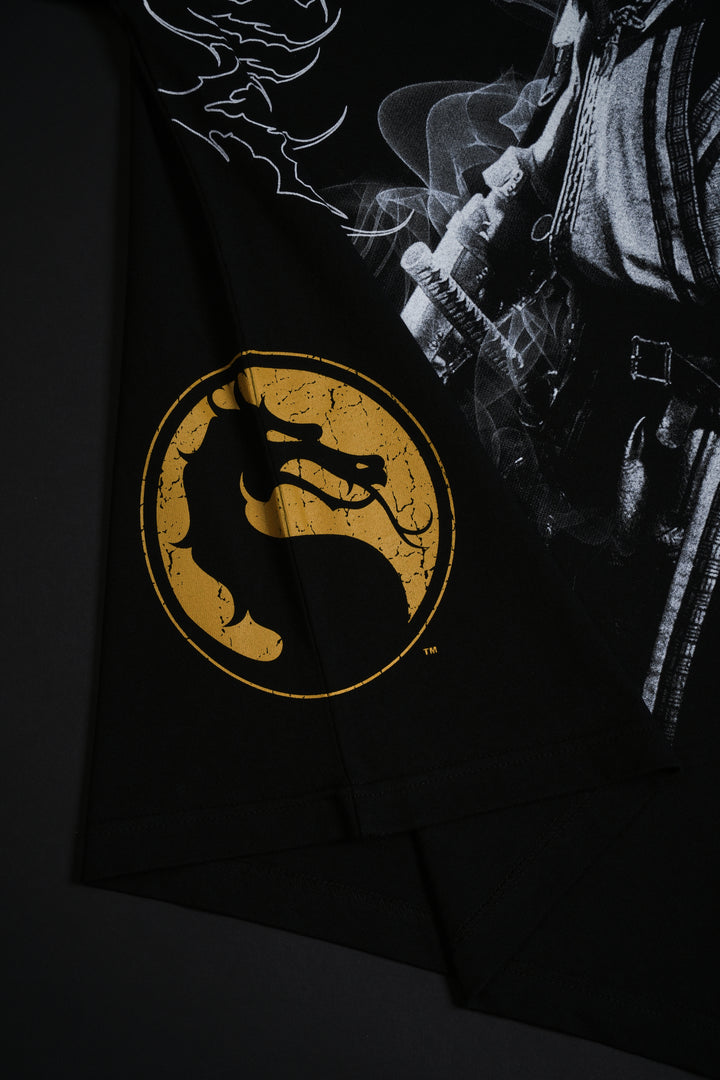 Scorpion 199X "Side By Side" Oversized Tee in Black