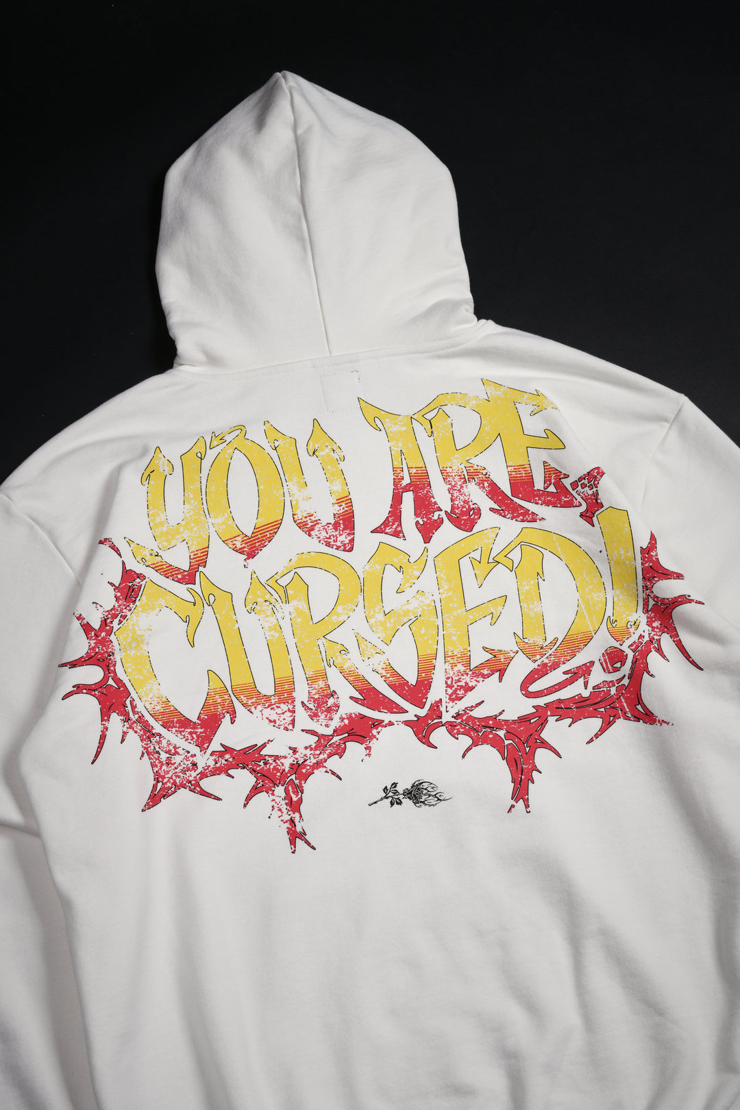 Cursed Forever Indie Rose Hoodie in Butter
