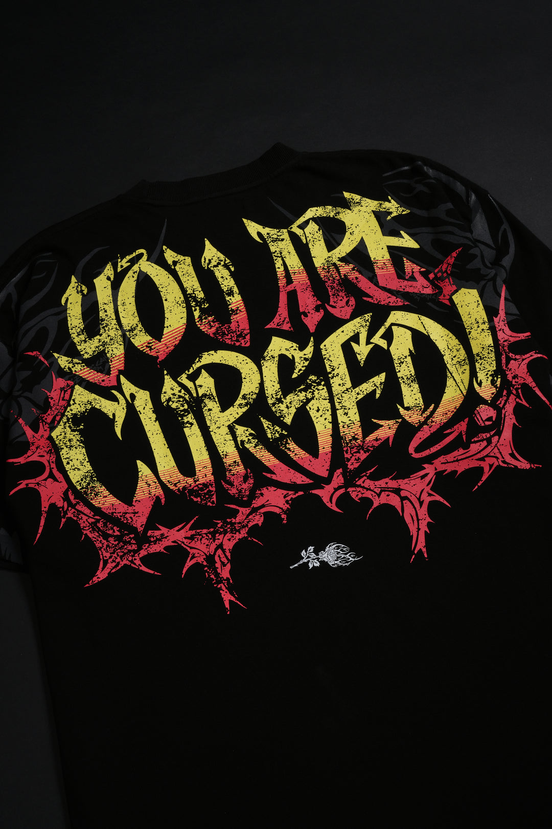 You Are Cursed American Classic Oversized Tee in Black