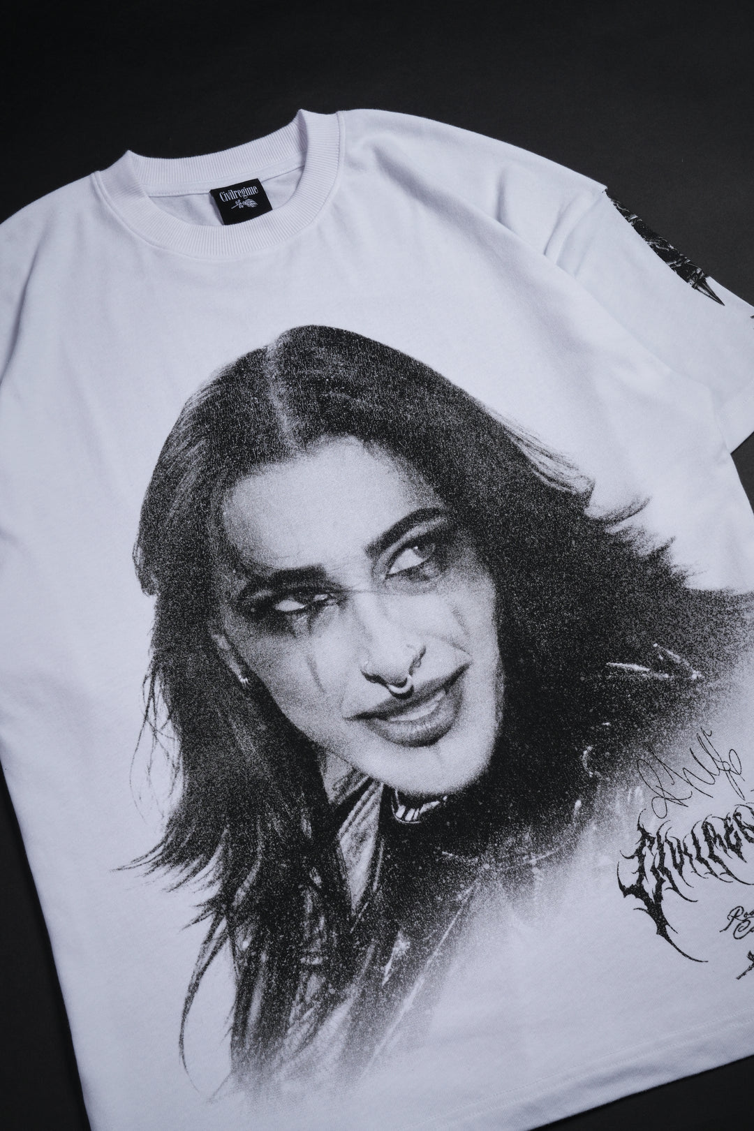Thorns Of Brutality American Classic Oversized Tee in White