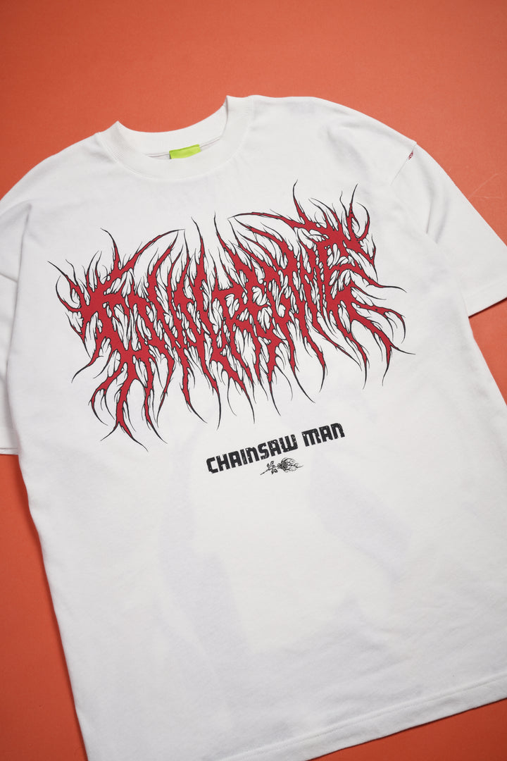 Powers Rampage American Classic Oversized Tee in Butter