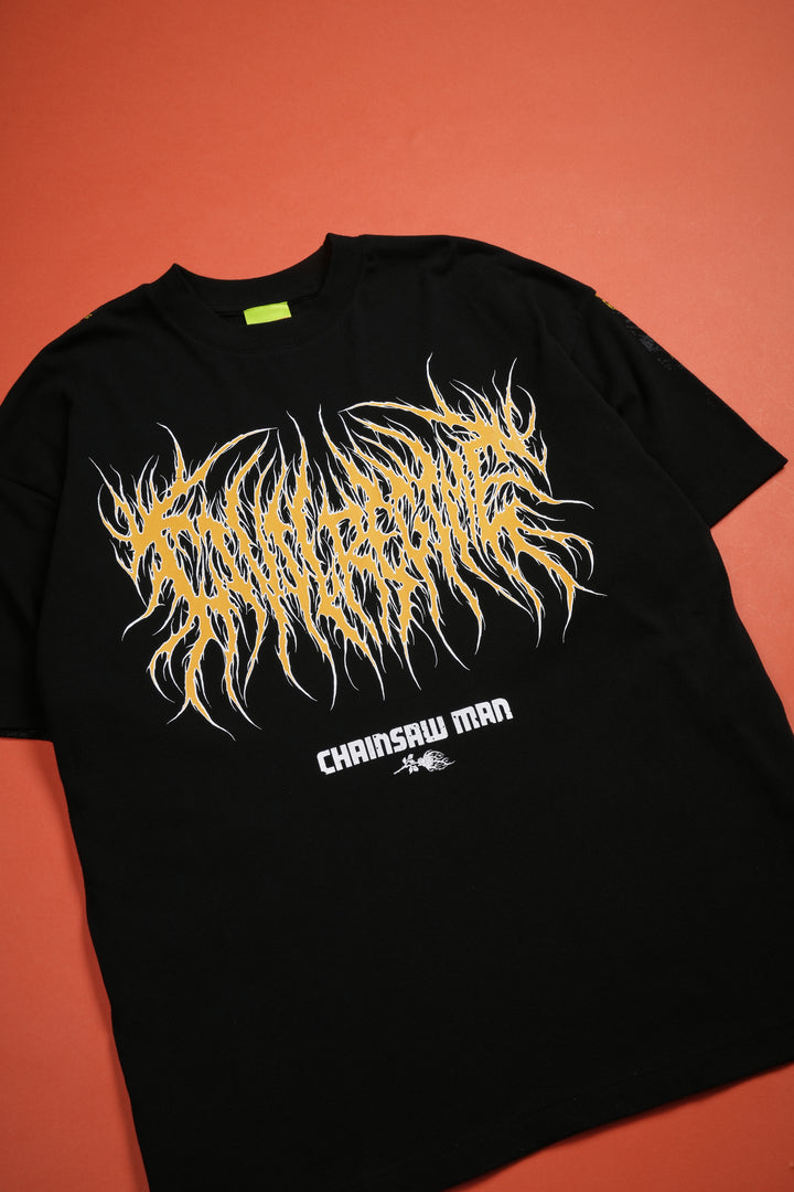 Makimas Rampage American Classic Oversized Tee in Black
