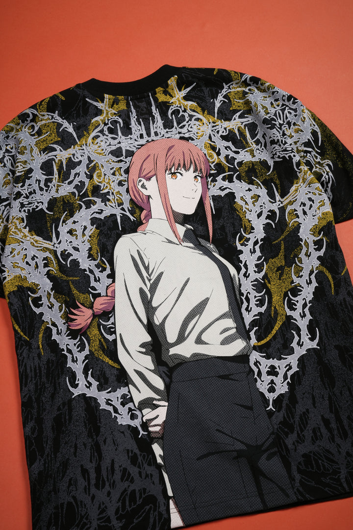 Makimas Rampage American Classic Oversized Tee in Black