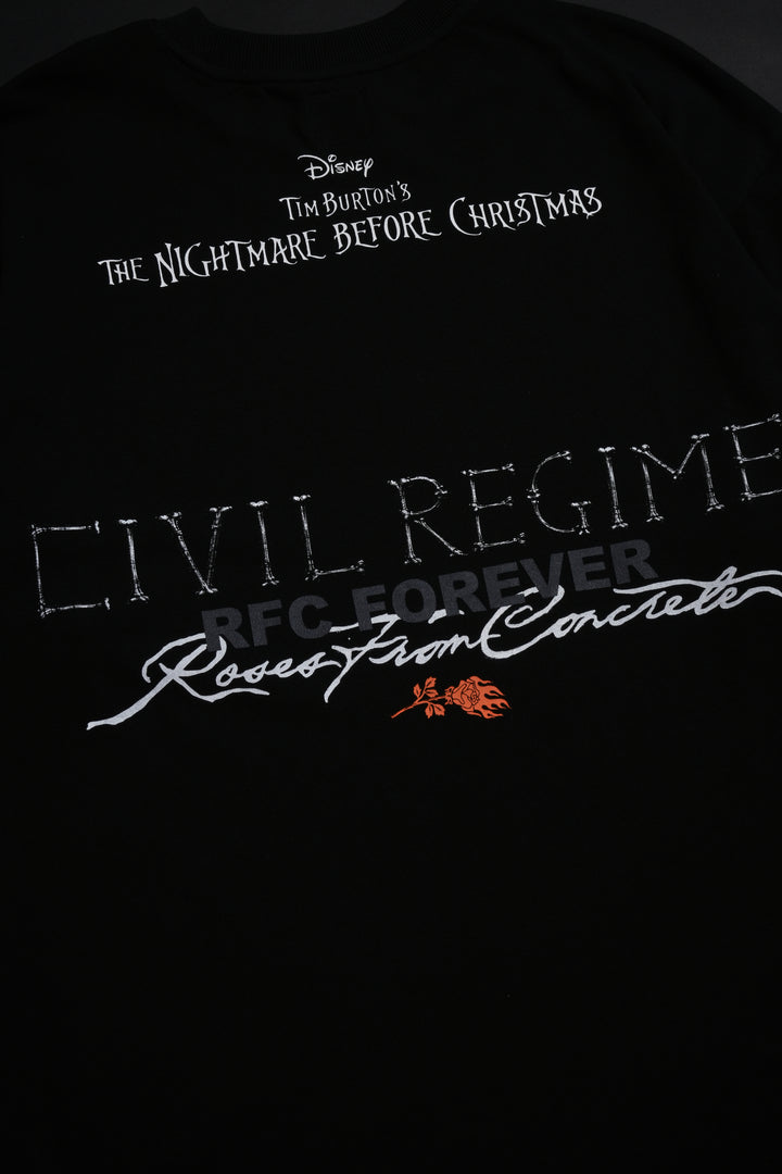 Jack Punk American Classic Oversized Tee in Black