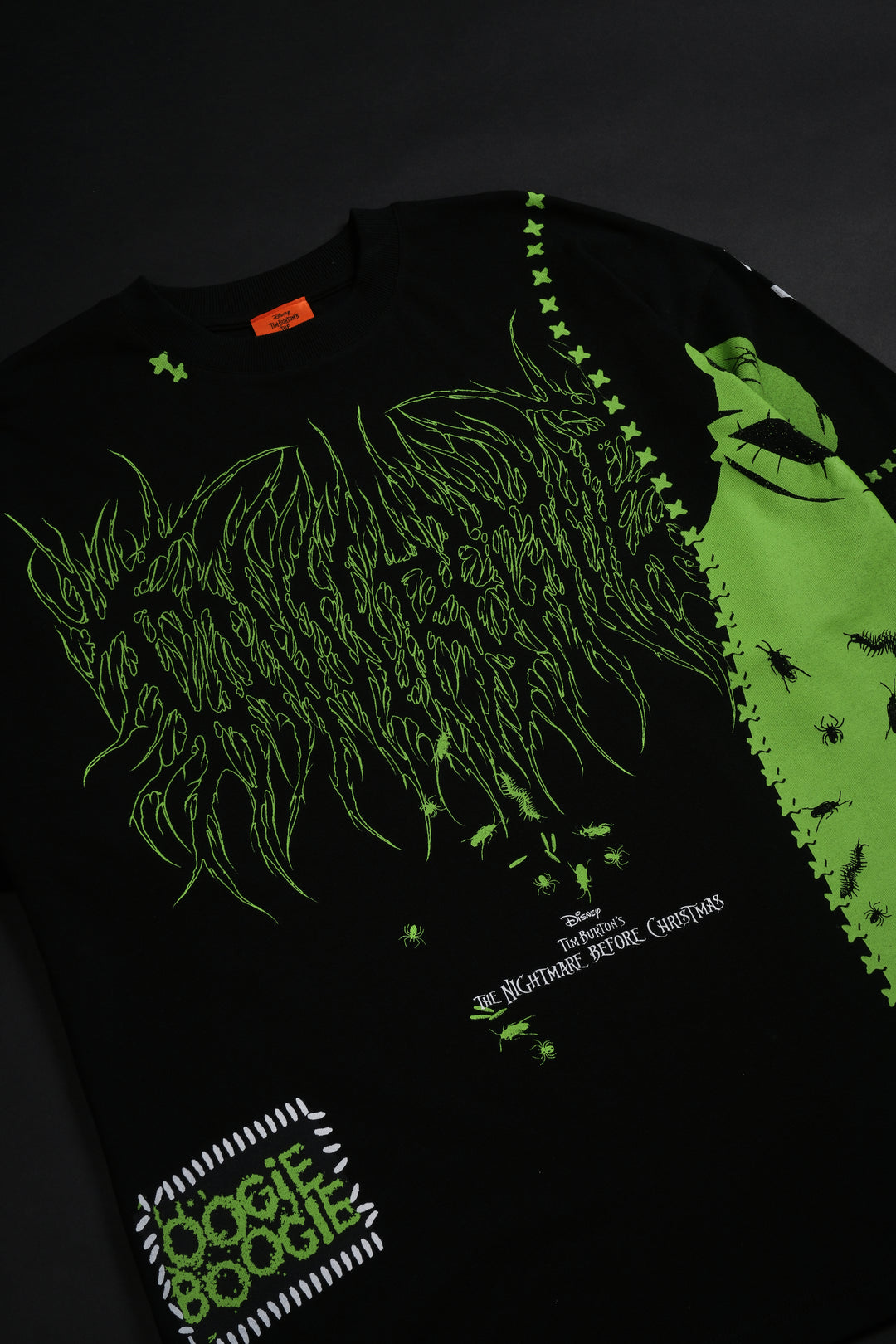 Bug Off American Classic Oversized Tee in Black