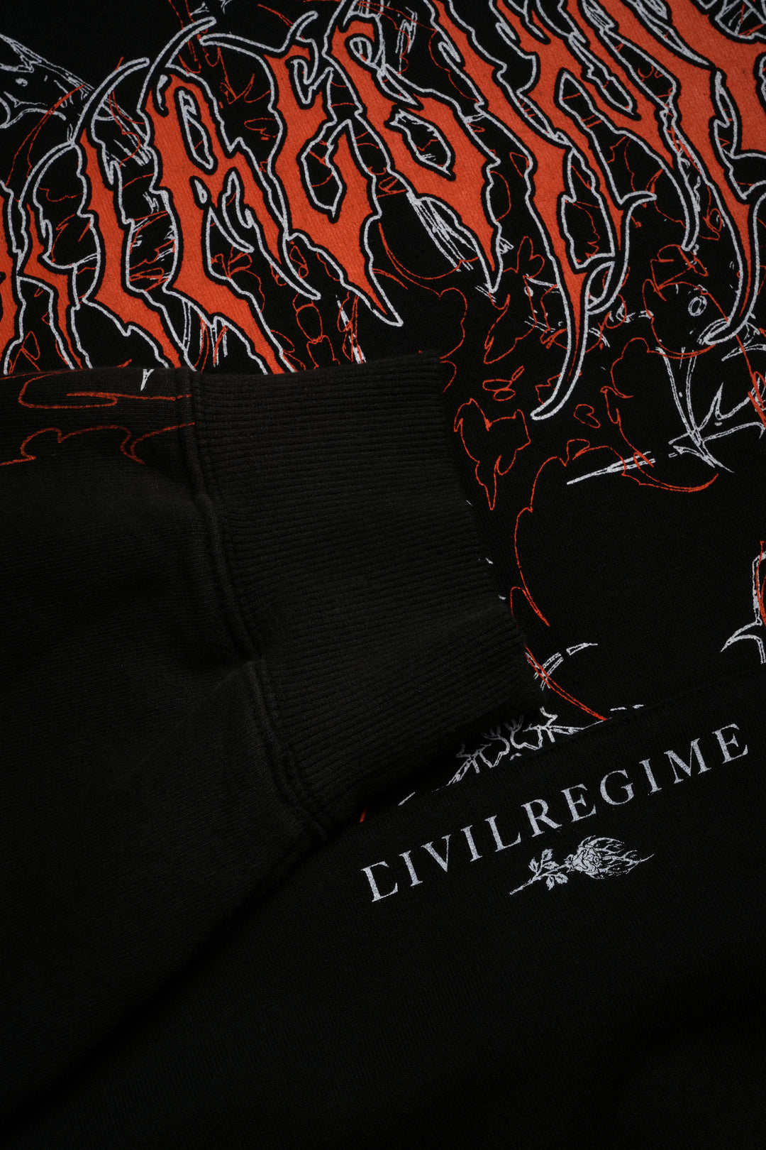 Lucid Odin Hoodie in Vintage Black/Hallow Orange