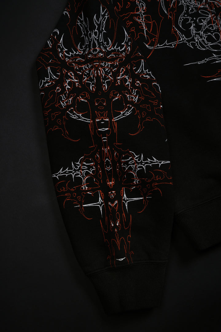 Lucid Odin Hoodie in Vintage Black/Hallow Orange