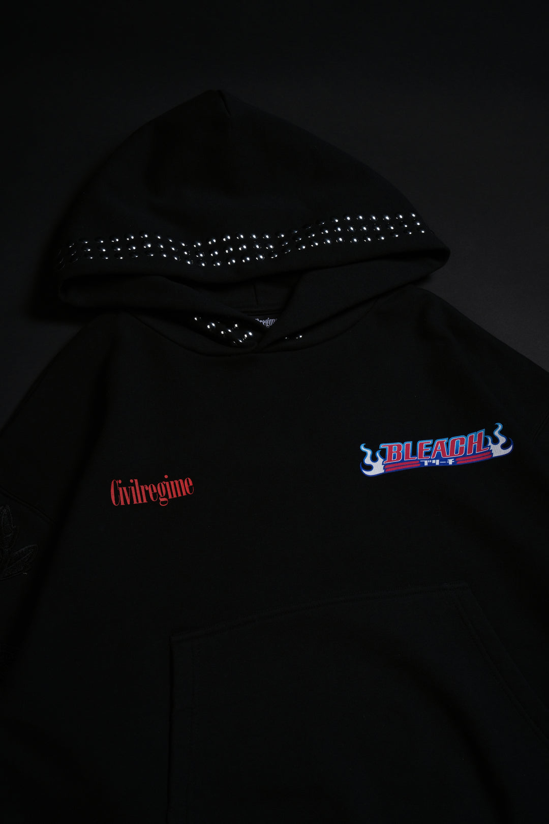 Chaos Inside Forever Hoodie in Vintage Black