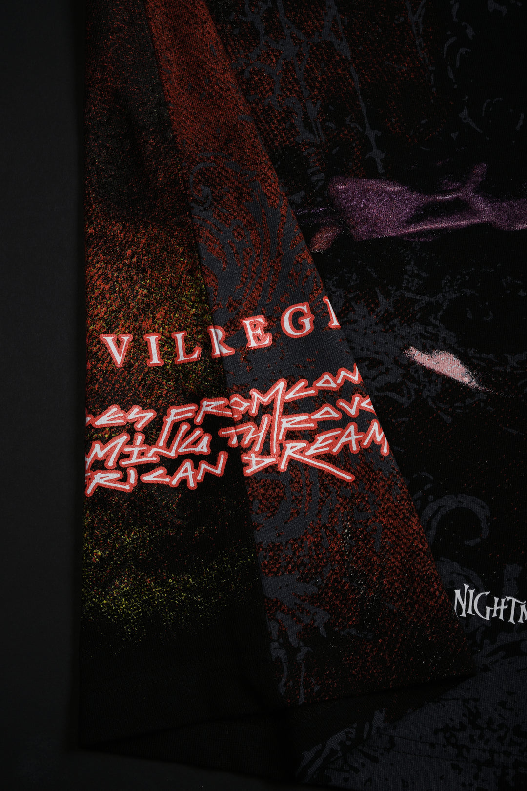 Halloween Chaos American Classic Oversized Tee in Black