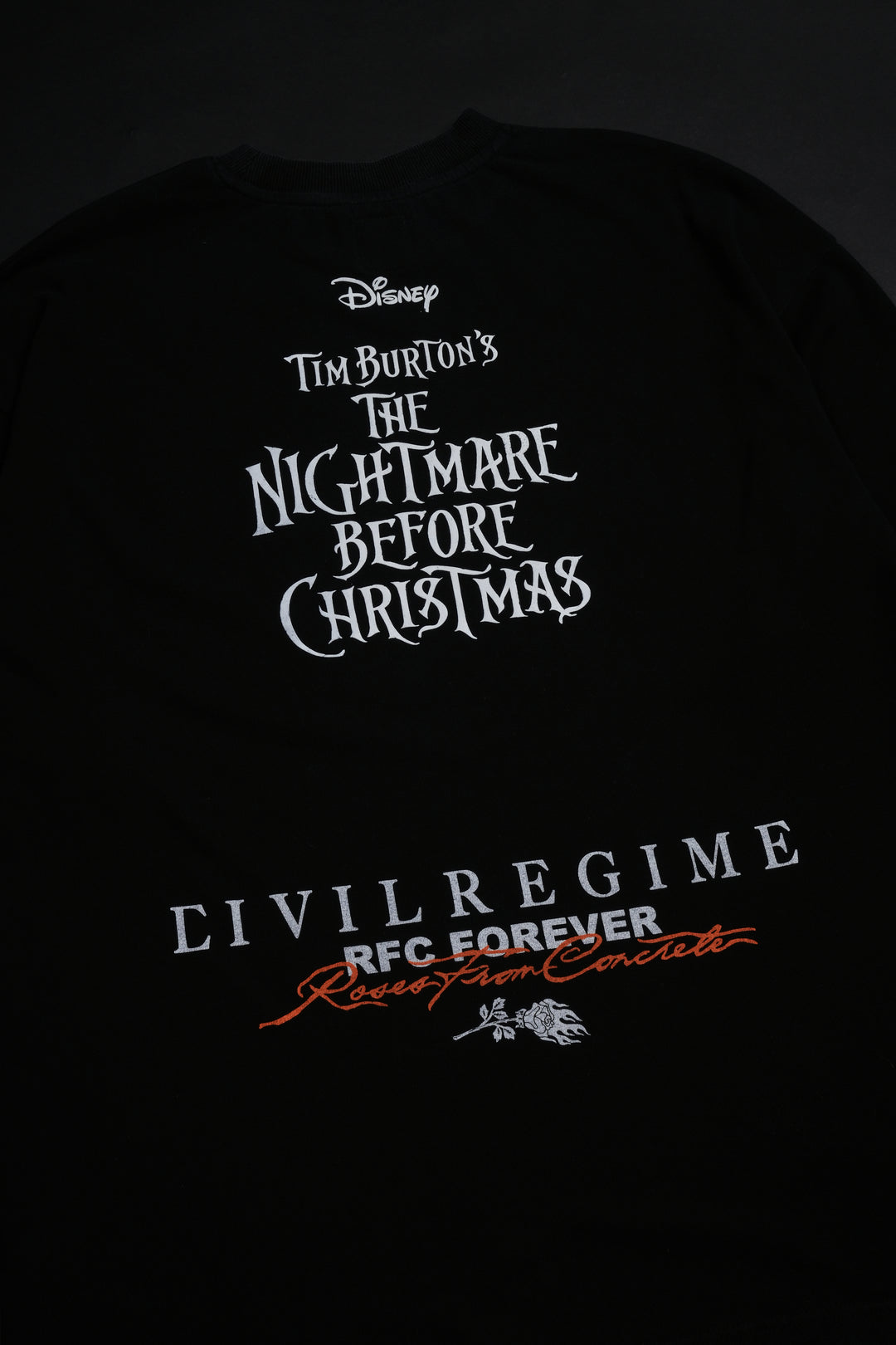 Moonlight Glow American Classic Oversized Tee in Vintage Black