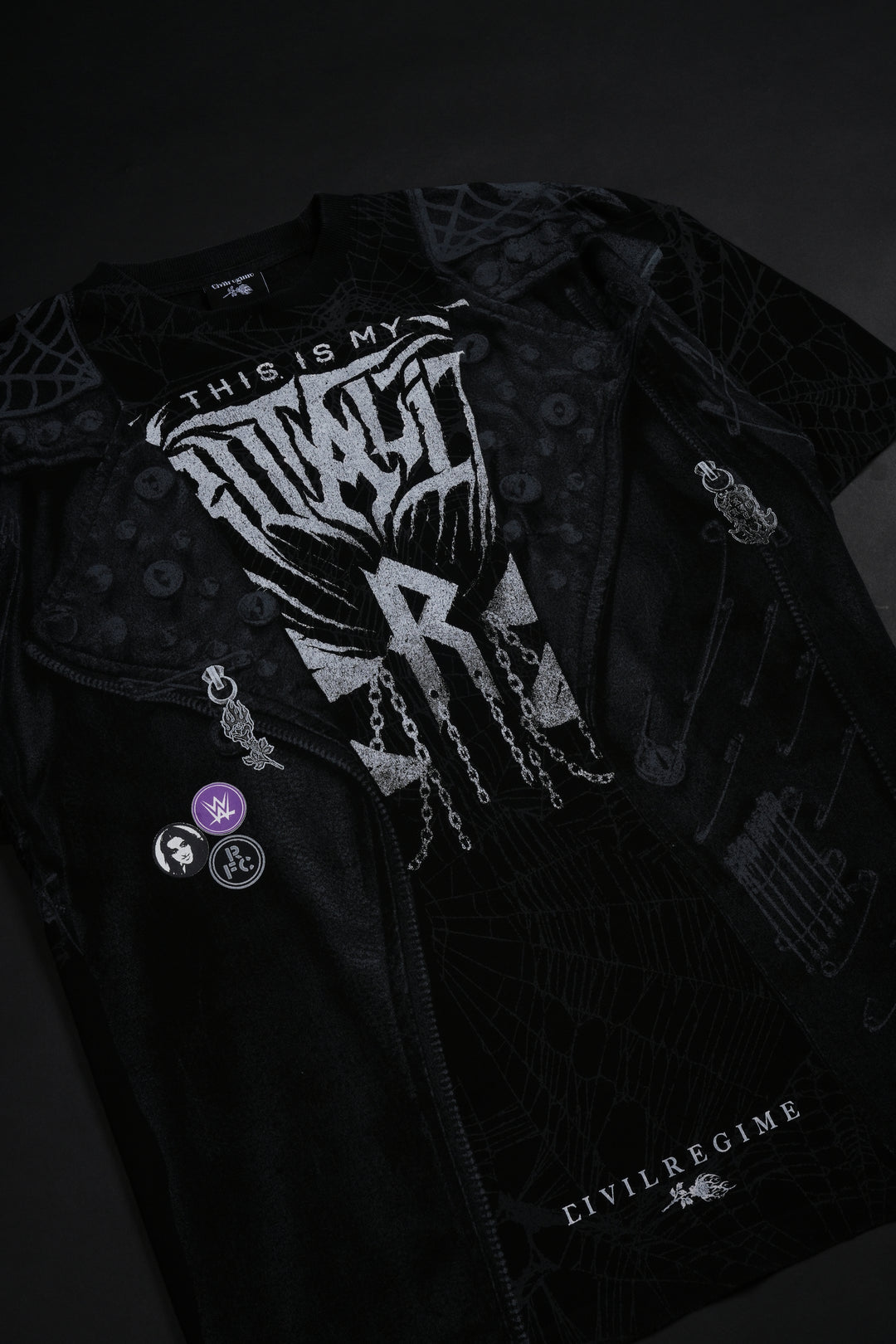This Is My Nightmare American Classic Oversized Tee in Vintage Black
