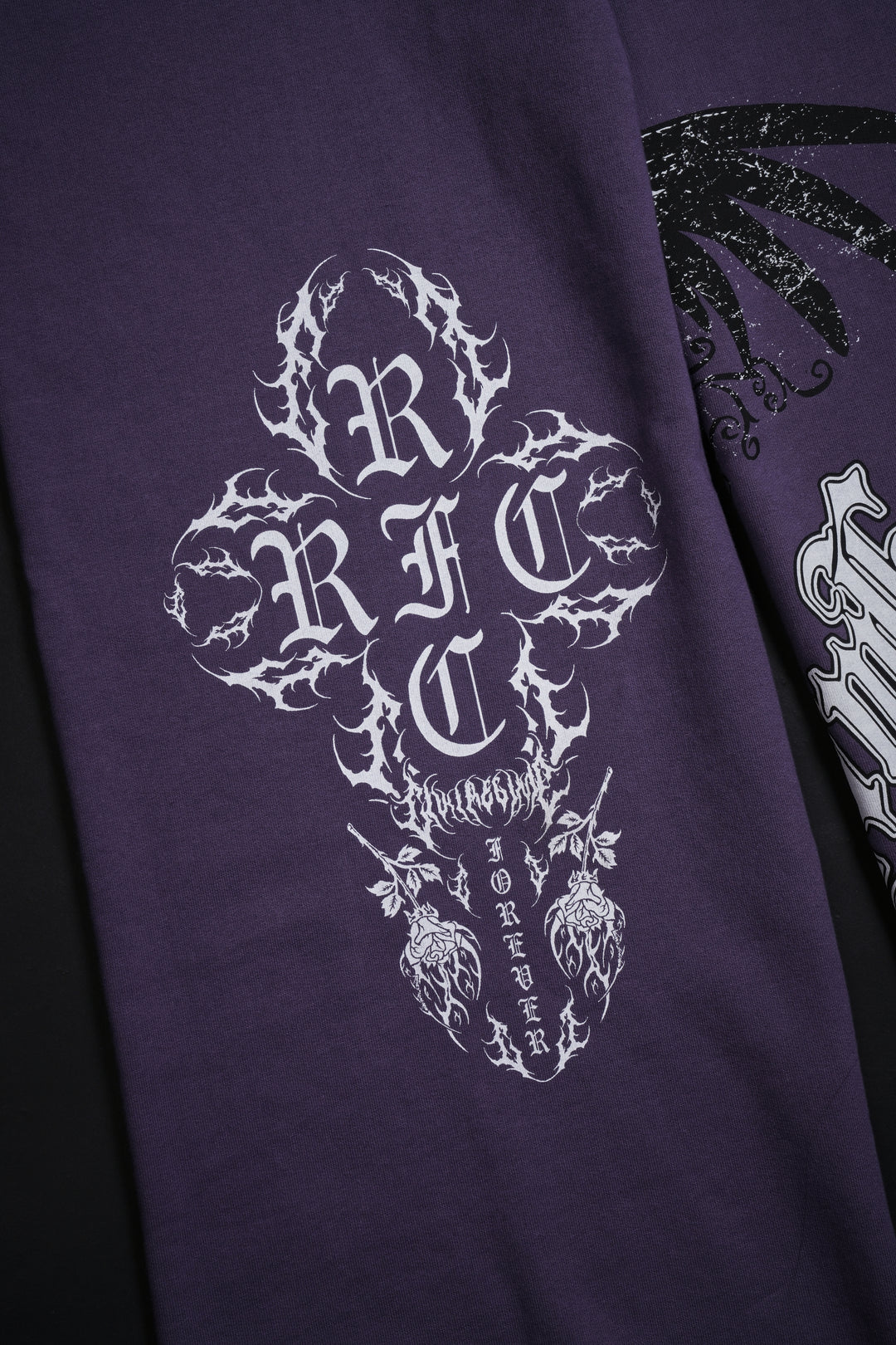 Bride Of Death Wraith Baggy Pants in Lavender Fade