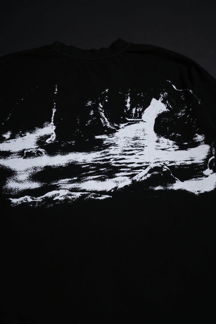 Creature In The Water American Classic Oversized Tee in Black