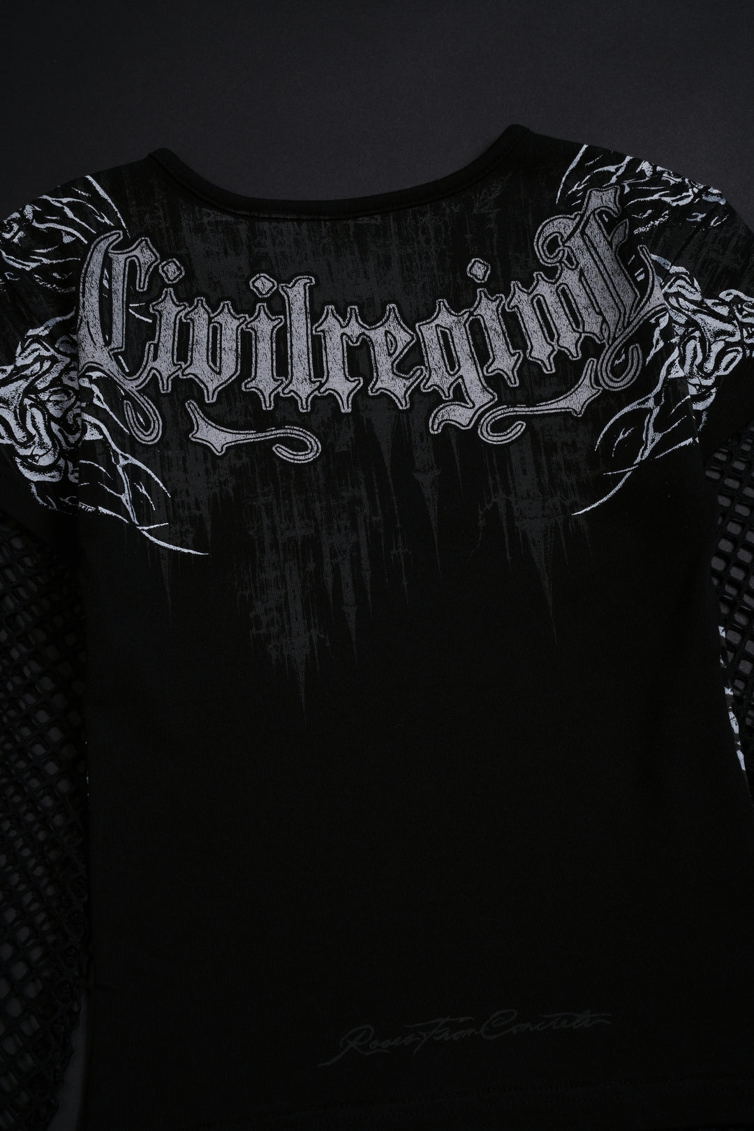 Diamond Sin Hellveil Mesh Twofer in Black