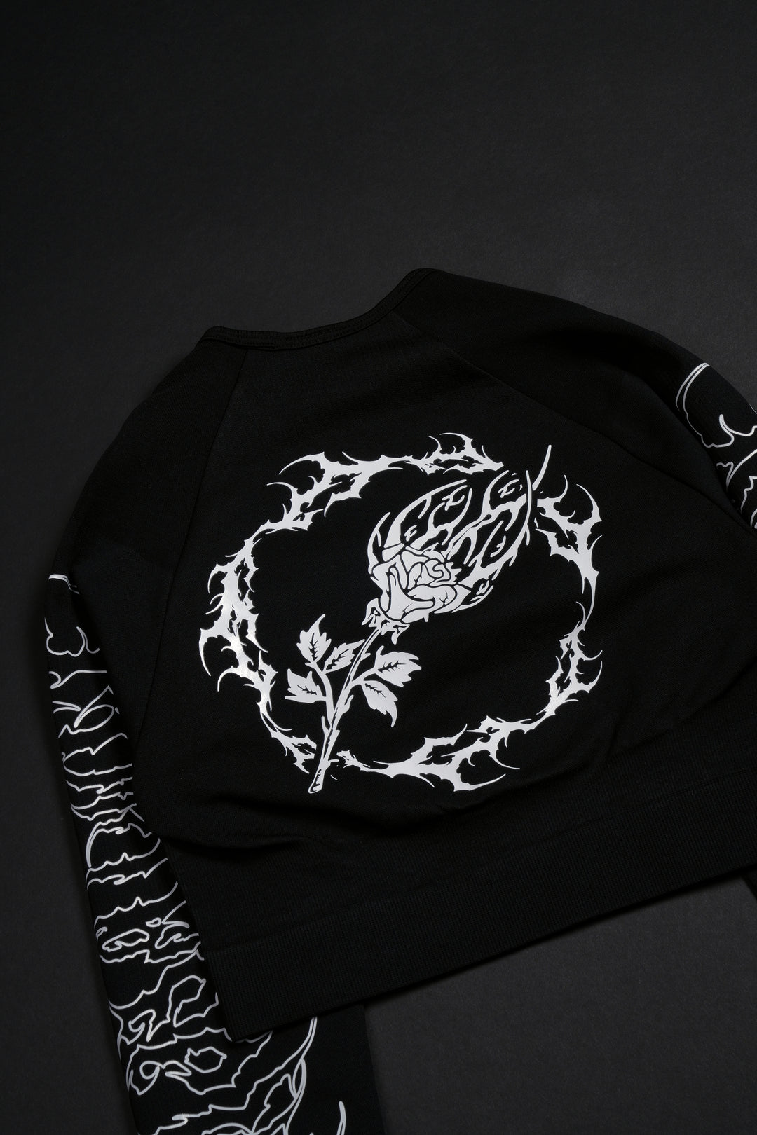 Chaos Core Kelly Seamless L/S Top in Black