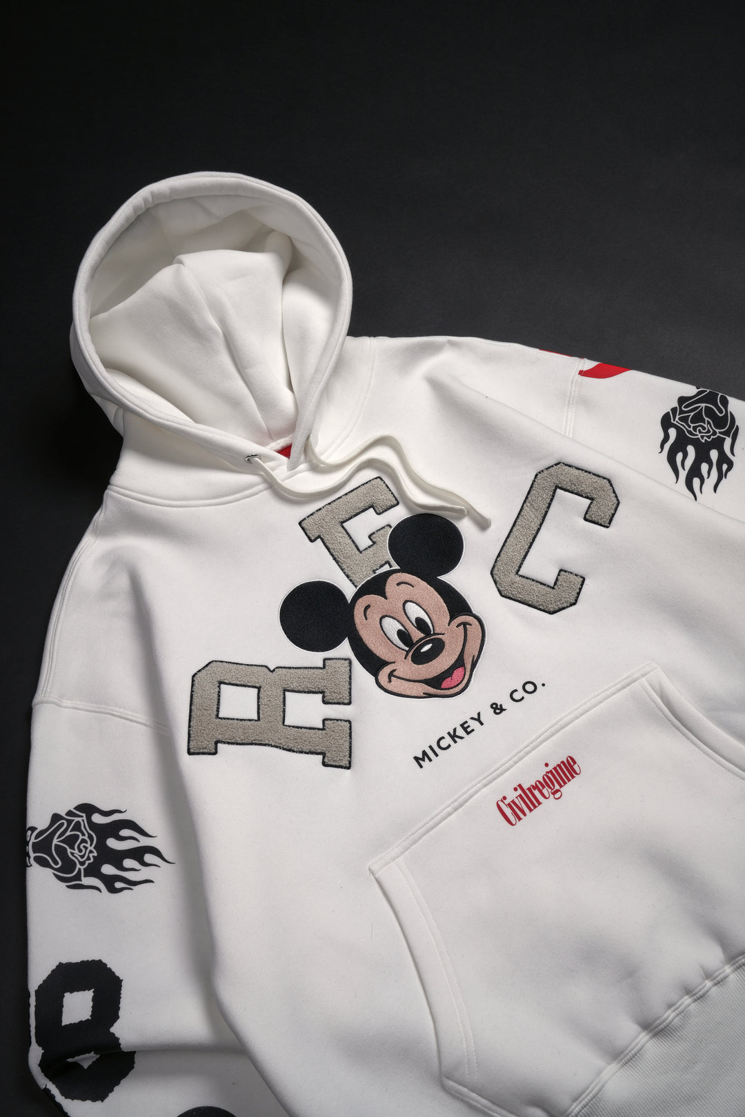 Mickey Regime Hoodie in Butter