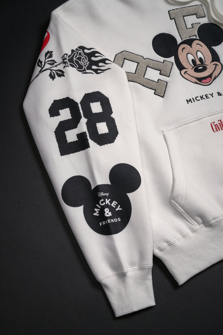Mickey Regime Hoodie in Butter