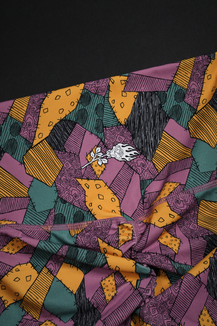 Patched Up Energy Bike Shorts in Multi Color