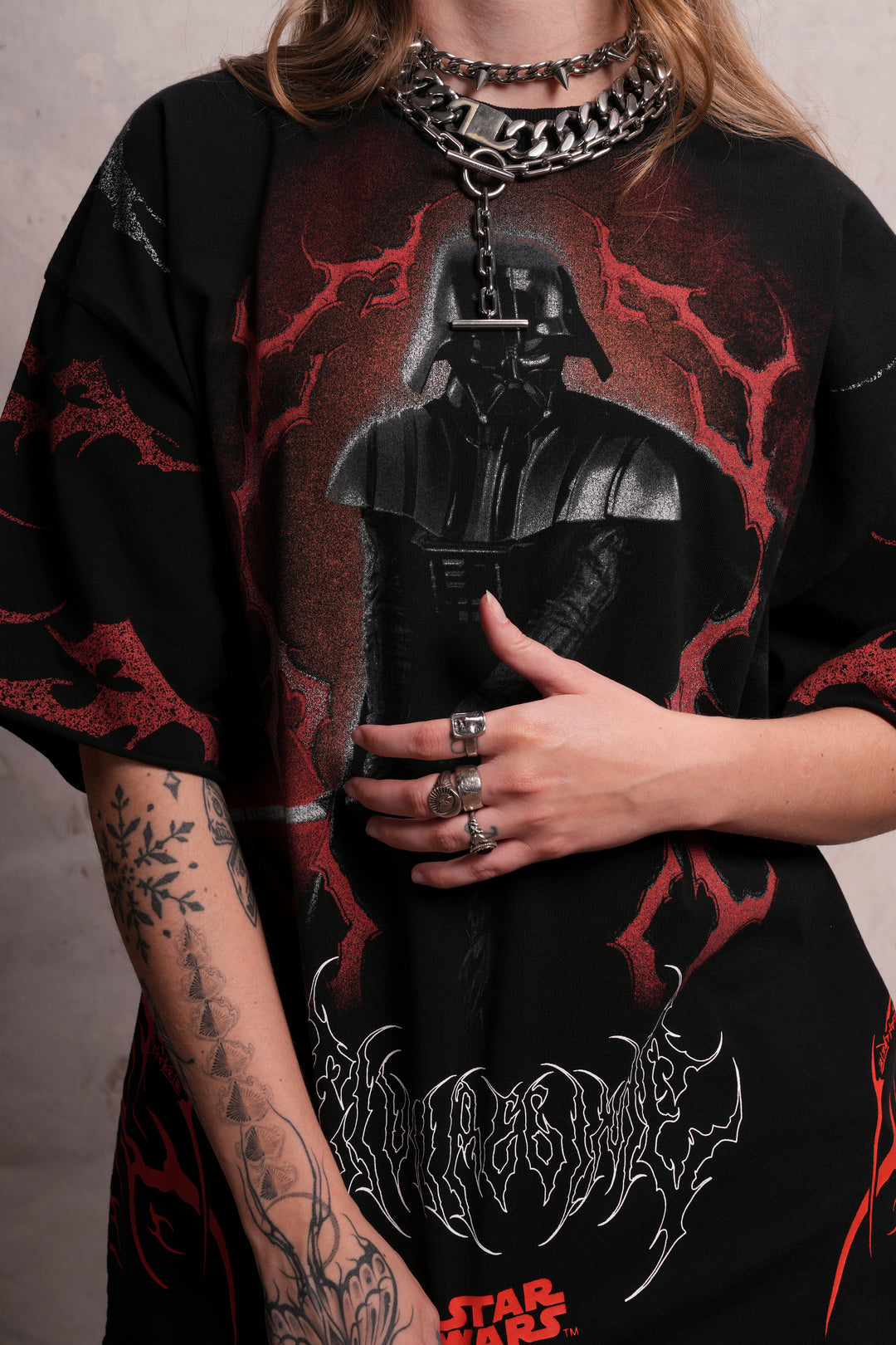 Welcome To The Dark Side Dungeon Tee in Black