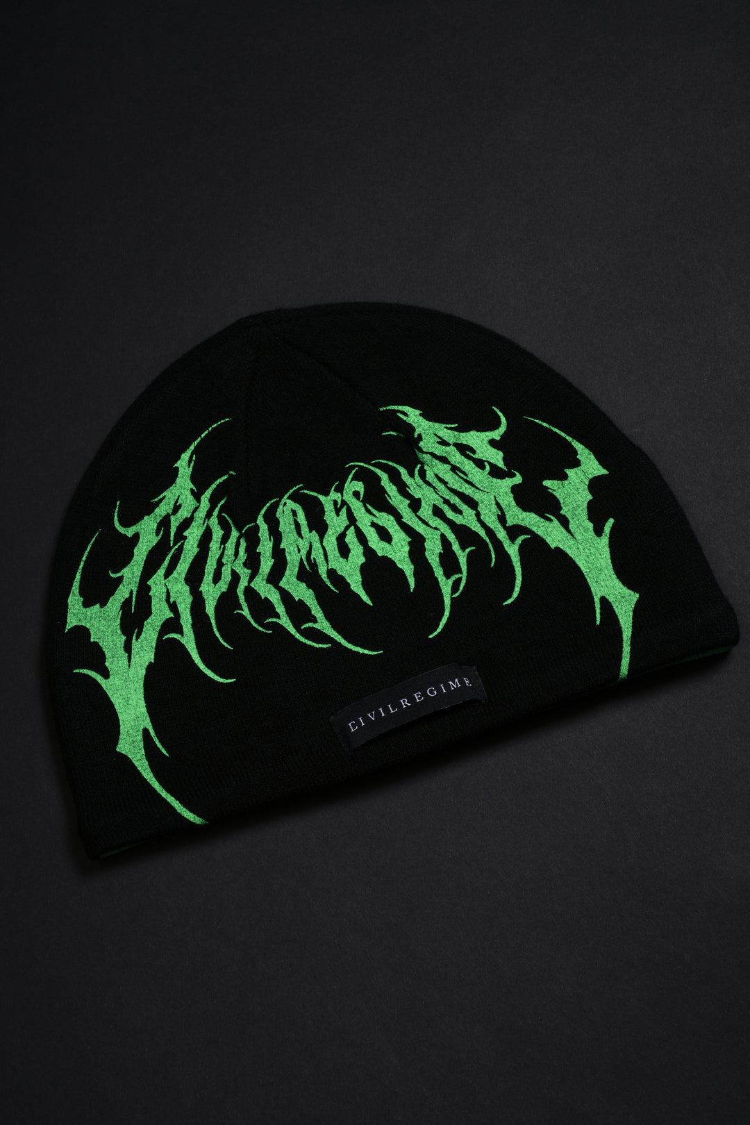 Oogie Nights Civil Beanie 2.0 in Acid Green
