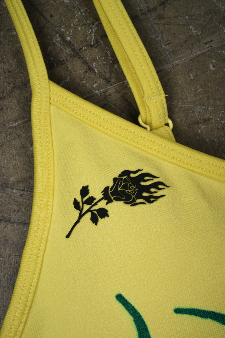 Alpha Aura Kelly Seamless Bra in Yellow