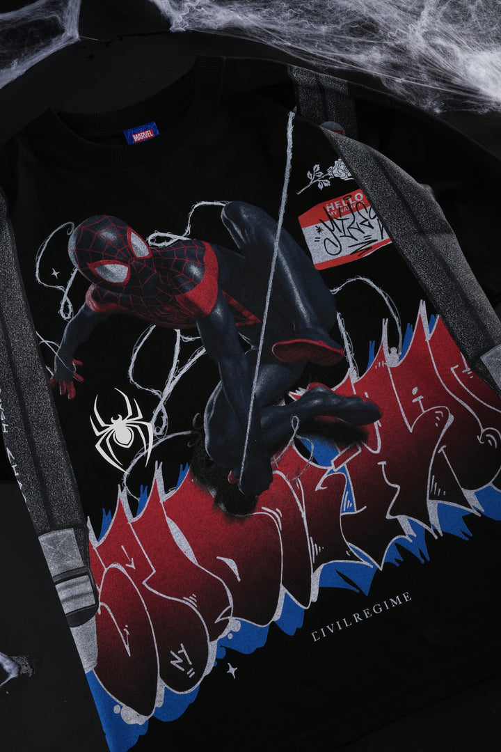 First Mission SBS 199X Oversized Tee in Black