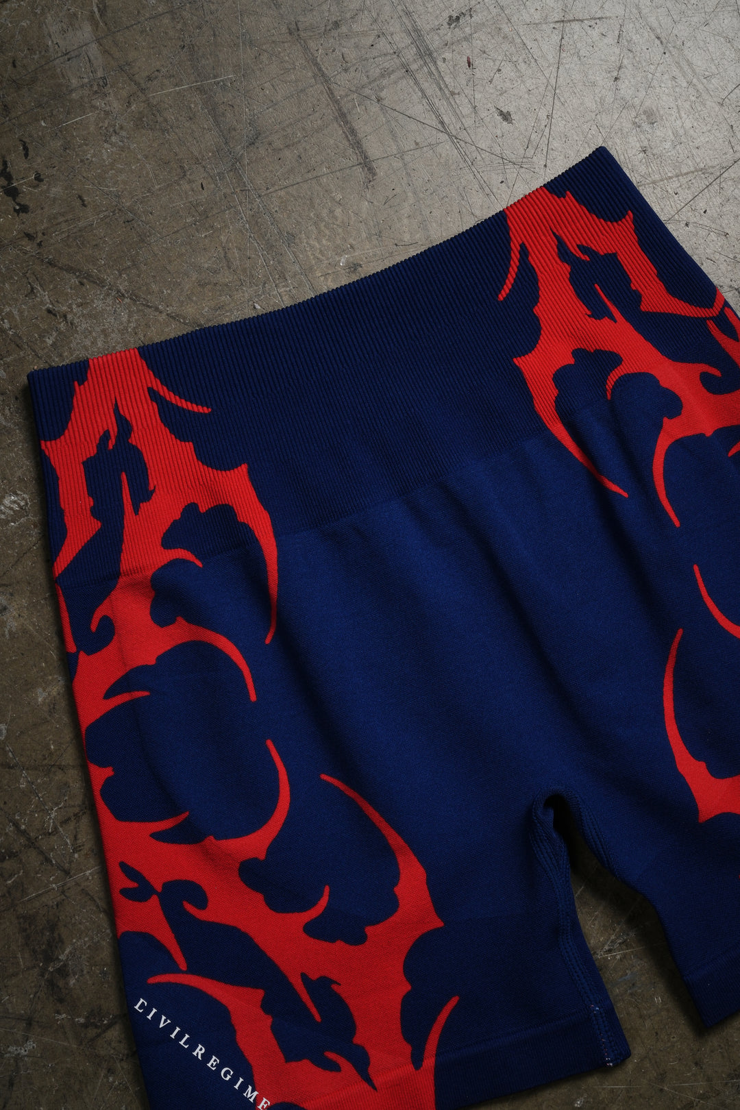 Alpha Aura Kelly Seamless Shorts in Blue