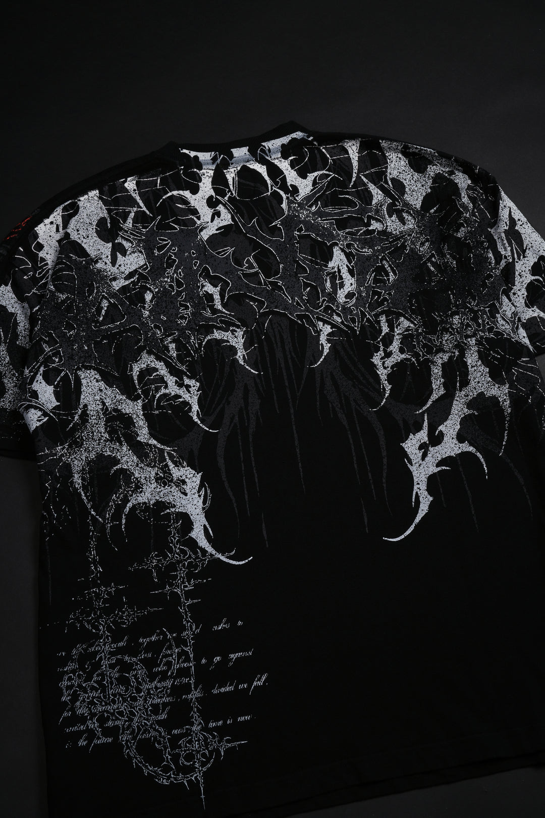 Chains Fate American Classic Oversized Tee in Black