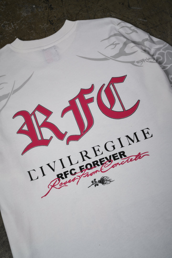 Stamped American Classic Oversized Tee in Butter