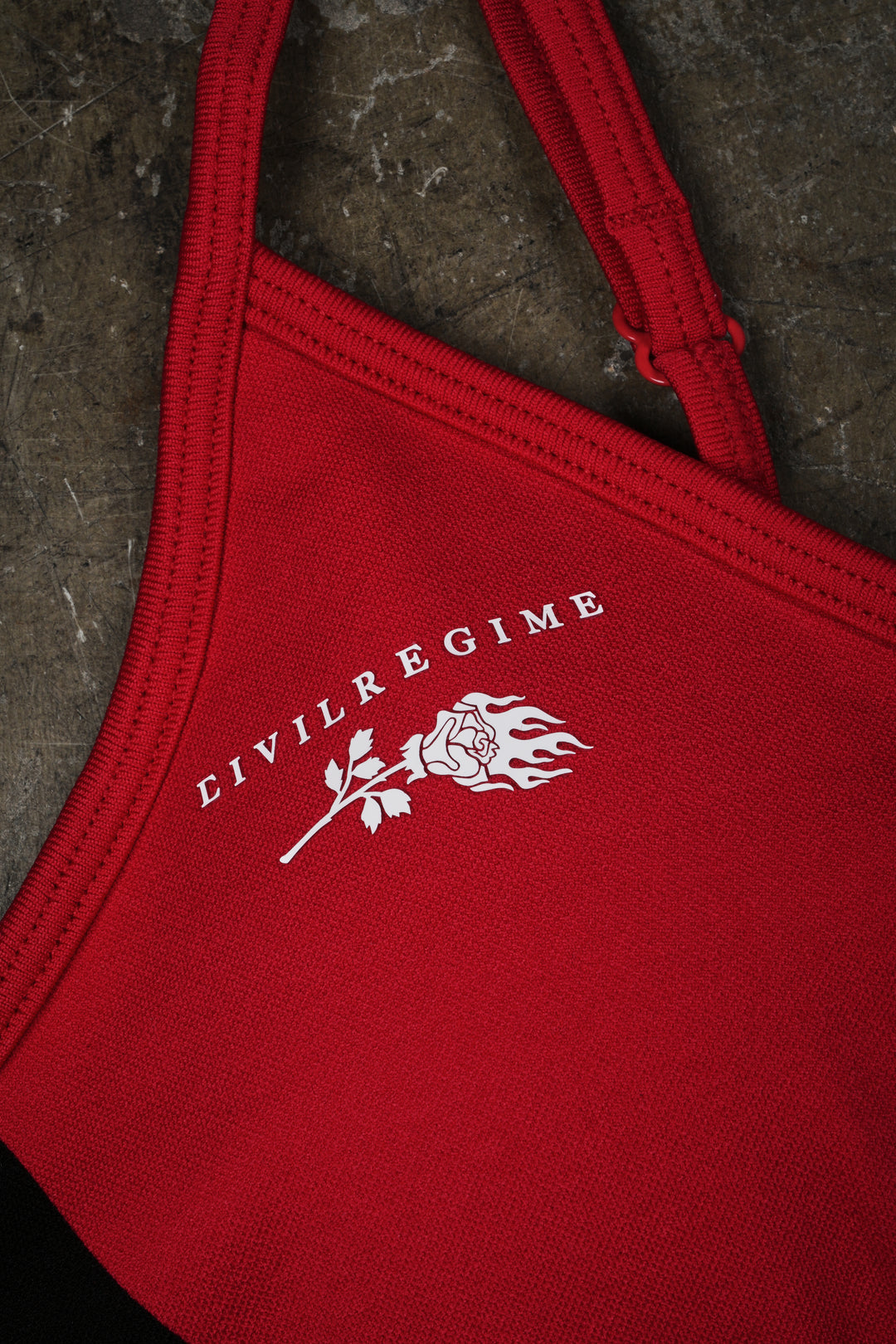Danger Regime Kelly Seamless Bra in Equestrian Red