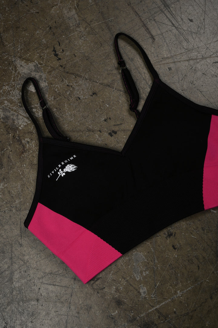 Danger Regime Kelly Seamless Bra in Black