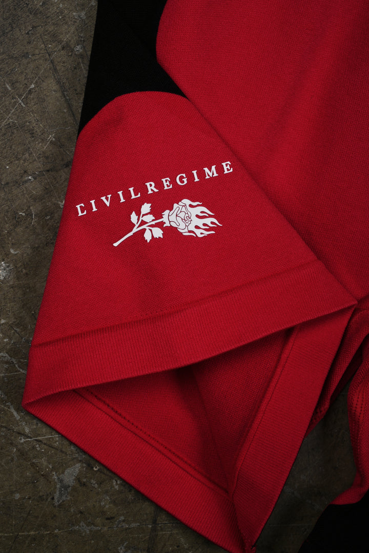 Danger Regime Kelly Seamless Shorts in Equestrian Red