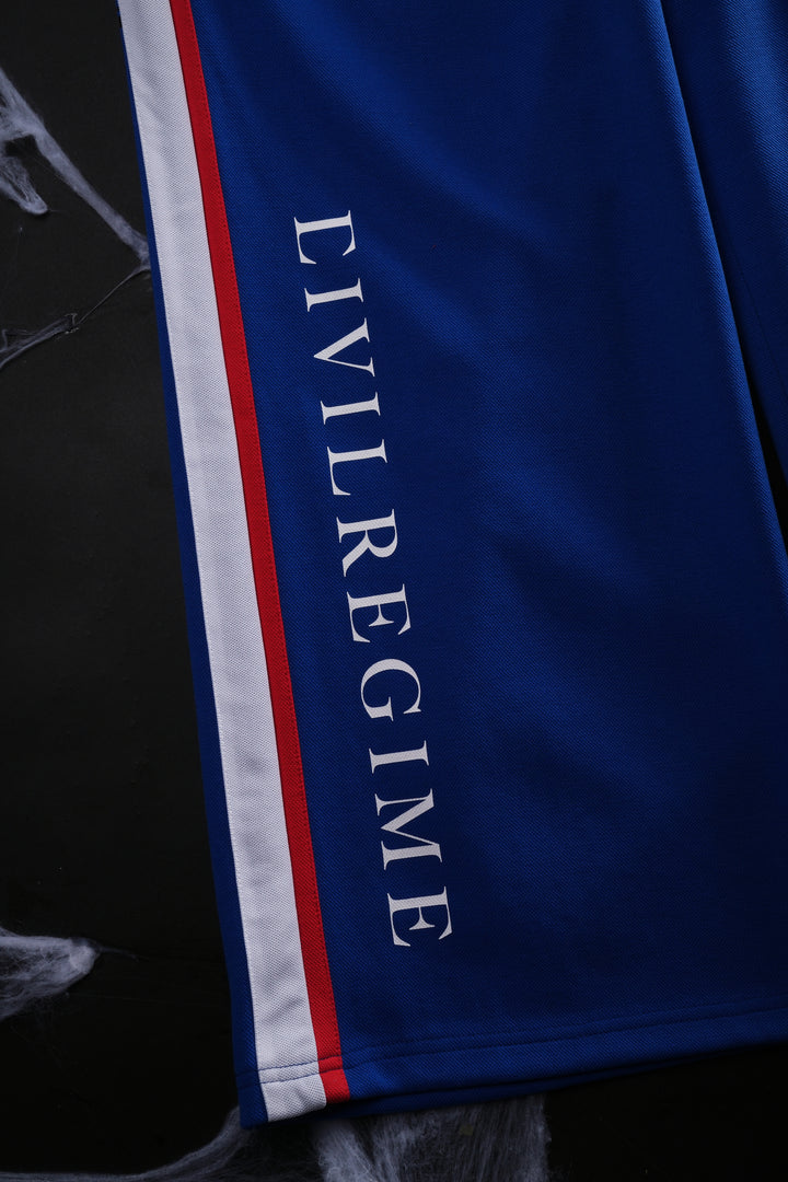 Vicious Varsity Track Pants in Collegiate Blue